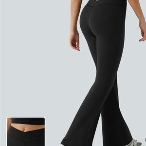 NWT - Halara Black Flare Yoga Pants